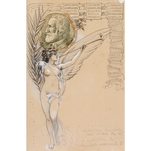 An Allegory of Fame, in Honour of Giuseppe Verdi
